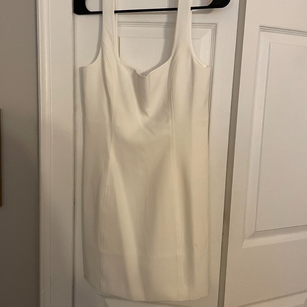 Rumored Twiggy White Mini Dress